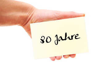 80 Jahre