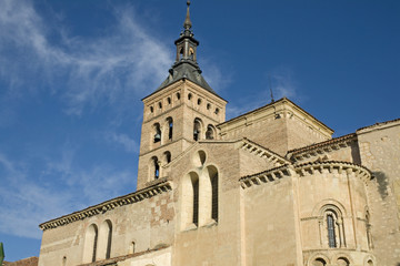 Fototapeta na wymiar Segovia - St. Martin church, Spain