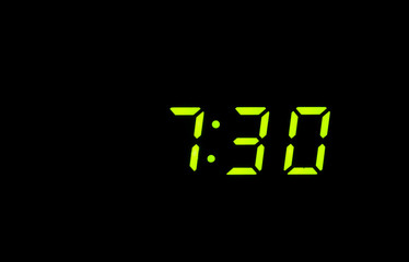 7:30 Uhr Zeit