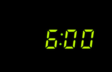 6:00 Uhr Zeit