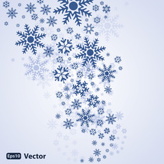 Abstract snow background vector