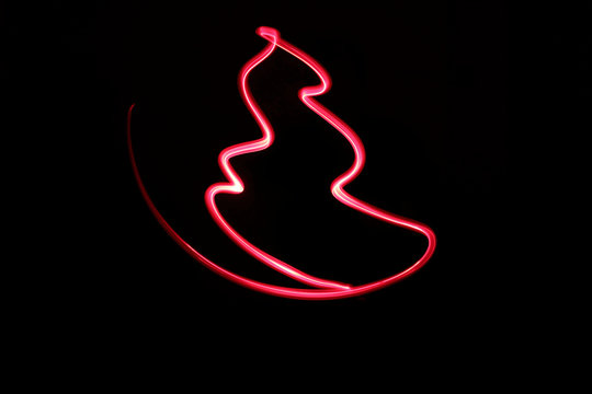 weihnachtsbaum aus licht
