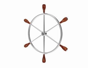 Ship steering wheel © laufer