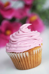 Pink cup cake