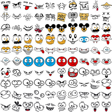 100 Comic Faces
