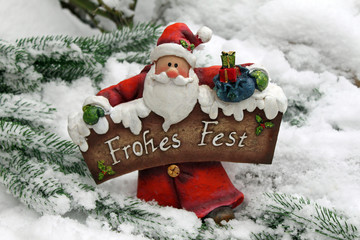 Nikolaus im Schnee