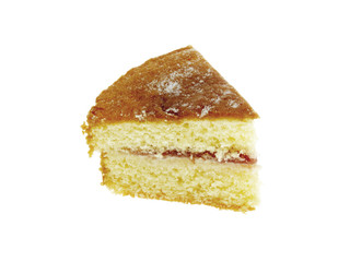 Slice of Victoria Sponge Cake
