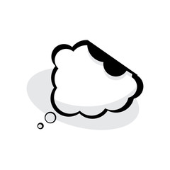vector Cartoon Thought Bubble