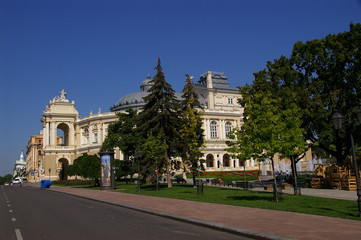 Fototapeta premium Odessa teatro dell'Opera