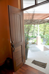 Entrance to the house