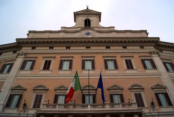 Fototapeta na wymiar Palazzo Montecitorio
