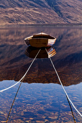 Loch Maree Boat Reflections