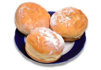 Three sweet buns