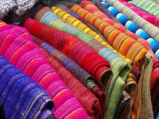 Decken aus Peru