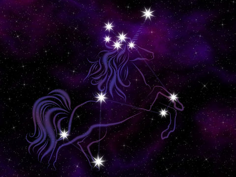 The Unicorn (Monoceros) Constellation.