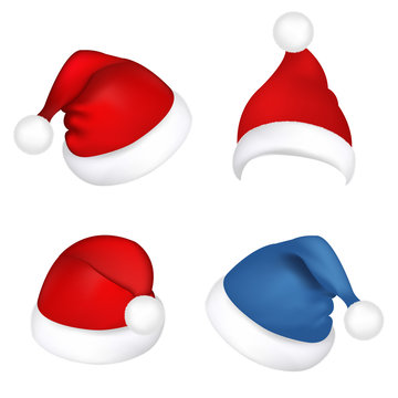 Set Santa Claus Hats