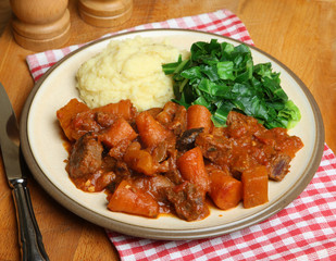 Fototapeta premium Beef Stew with Vegetables