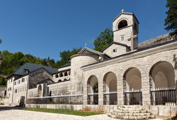 Fototapeta na wymiar Klasztor. Cetinje to kulturalna stolica Czarnogóry