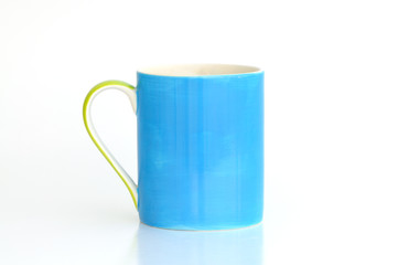 ceramic glass, blue color