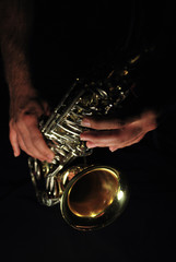 saxophone player