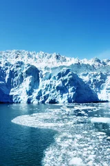 Photo sur Plexiglas Cercle polaire Glacier Hubbard en Alaska