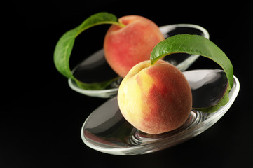 Two peaches