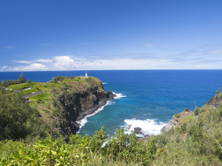 Fototapeta na wymiar Kilauea Lighthouse of Kauai, Hawaii