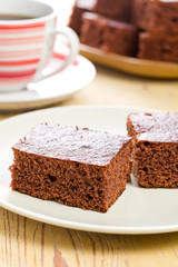 sweet chocolate dessert