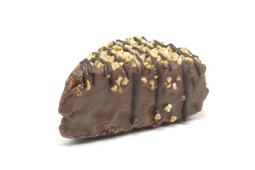 chocolate cake with peanuts