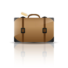 Symbole tourisme bagage valise