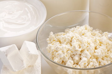 Photo of milk products.