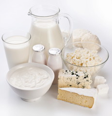 Photo of milk products.