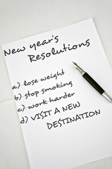 Visit new destination