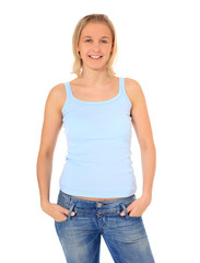 Fototapeta premium Junge attraktive Frau