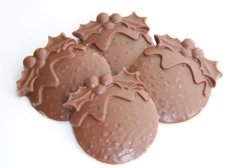 Chocolate Christmas Puddings