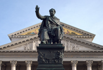 Fototapeta na wymiar Monument of Maximilian Joseph