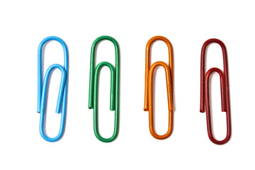 Colorful paperclips