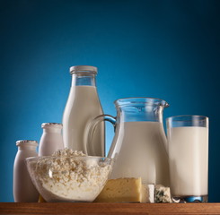 Photo of milk products.