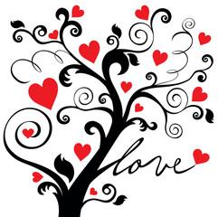 Ornamental love tree