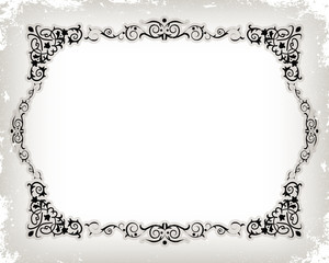 Vintage card in retro style