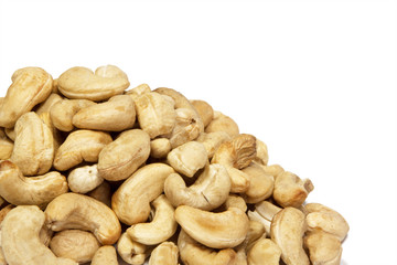 Close up of cashew nuts