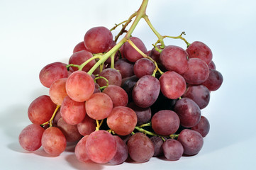 Racimo de uvas,vida sana(fondo blanco)