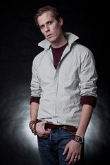 Attractive twenties caucasian man
