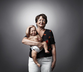 grandmother and her grandson