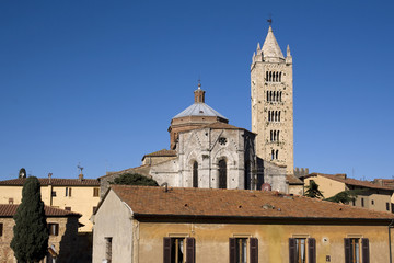 Fototapeta na wymiar Katedra w Massa Marittima - Toskania