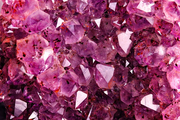 Texture from natural amethyst