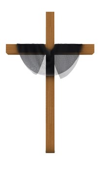 croce con velo