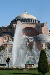 Fototapeta na wymiar Die Hagia Sophia, Istanbul - Türkei