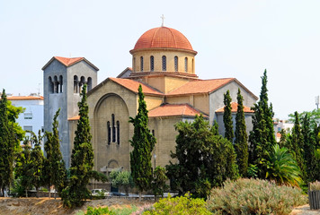 Fototapeta na wymiar greek orthodox church