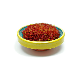 a bunch of moroccan saffron treads